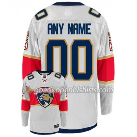 Florida Panthers Custom Adidas Wit Authentic Shirt - Mannen